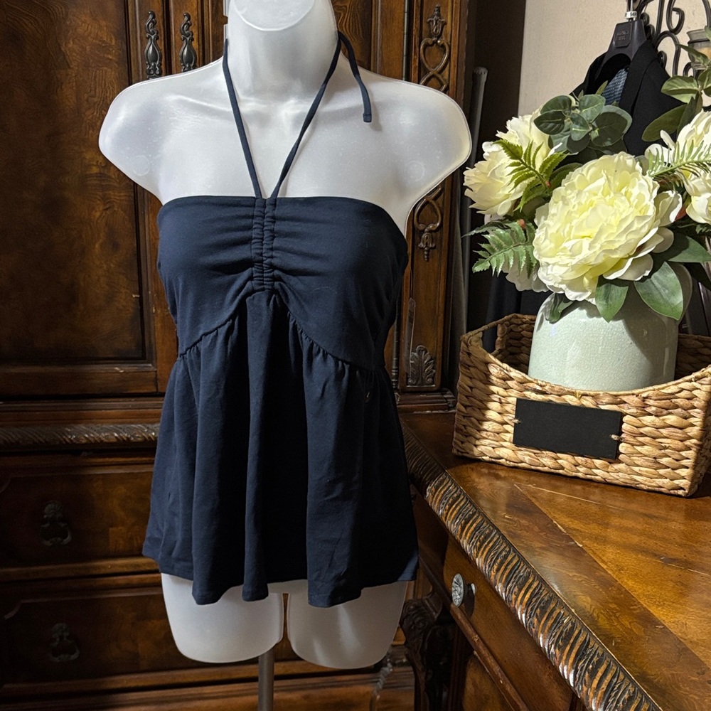 Hollister Black Halter Camisole